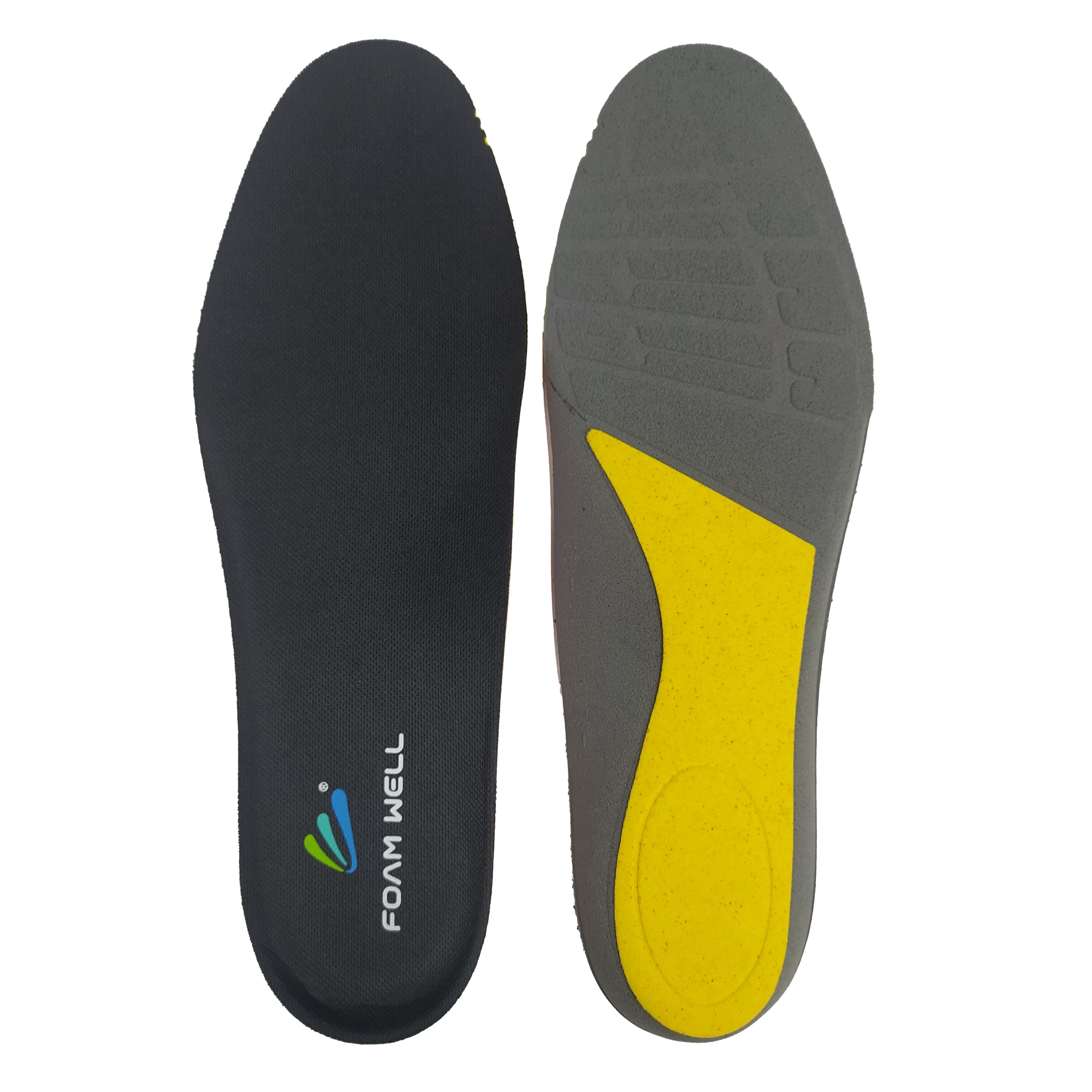 Breathable PU Insole with Peak Soft Foam for Daily Comfort