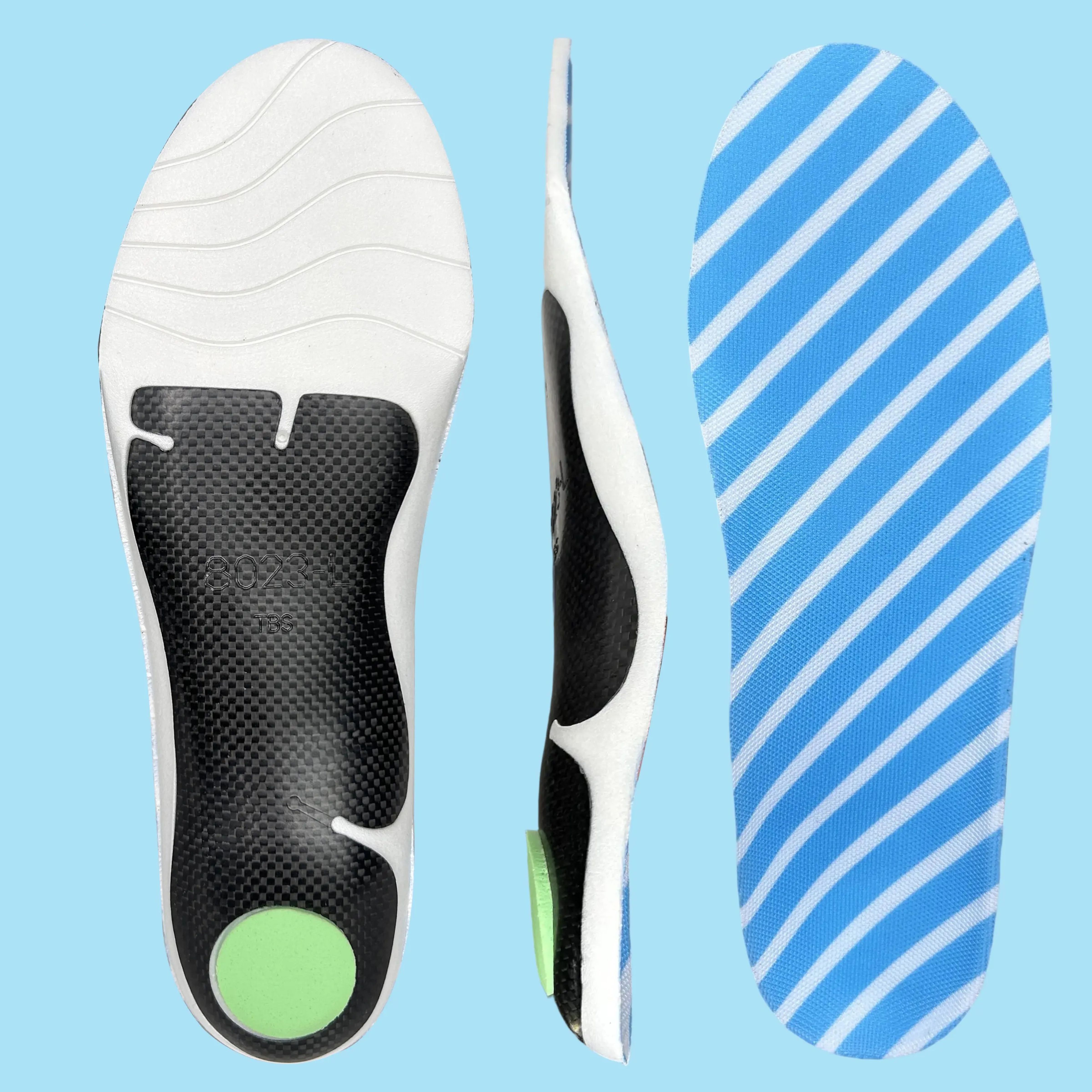 Supercritical TPU Insole with Carbon Fiber Support for Sports