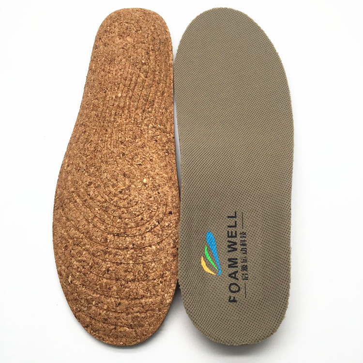 Foamwell Natural Cork Insole Carbon Neutral Insole