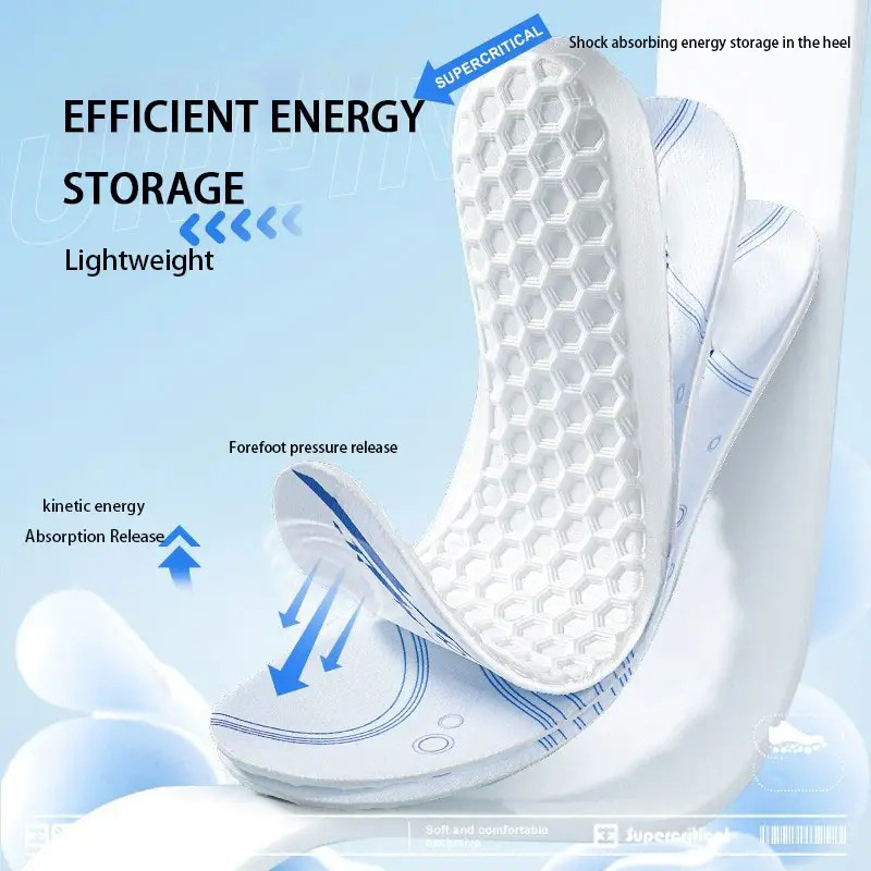 SCF Insole with High Elastic Supercritical Foam for Sports