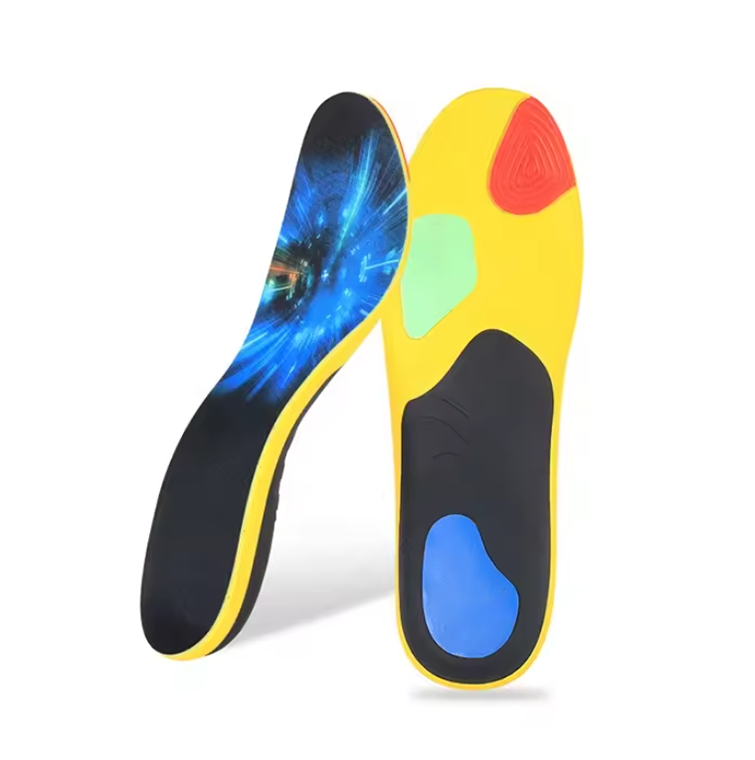 Sport Insoles with Medium Arch Support and Shock Absorption