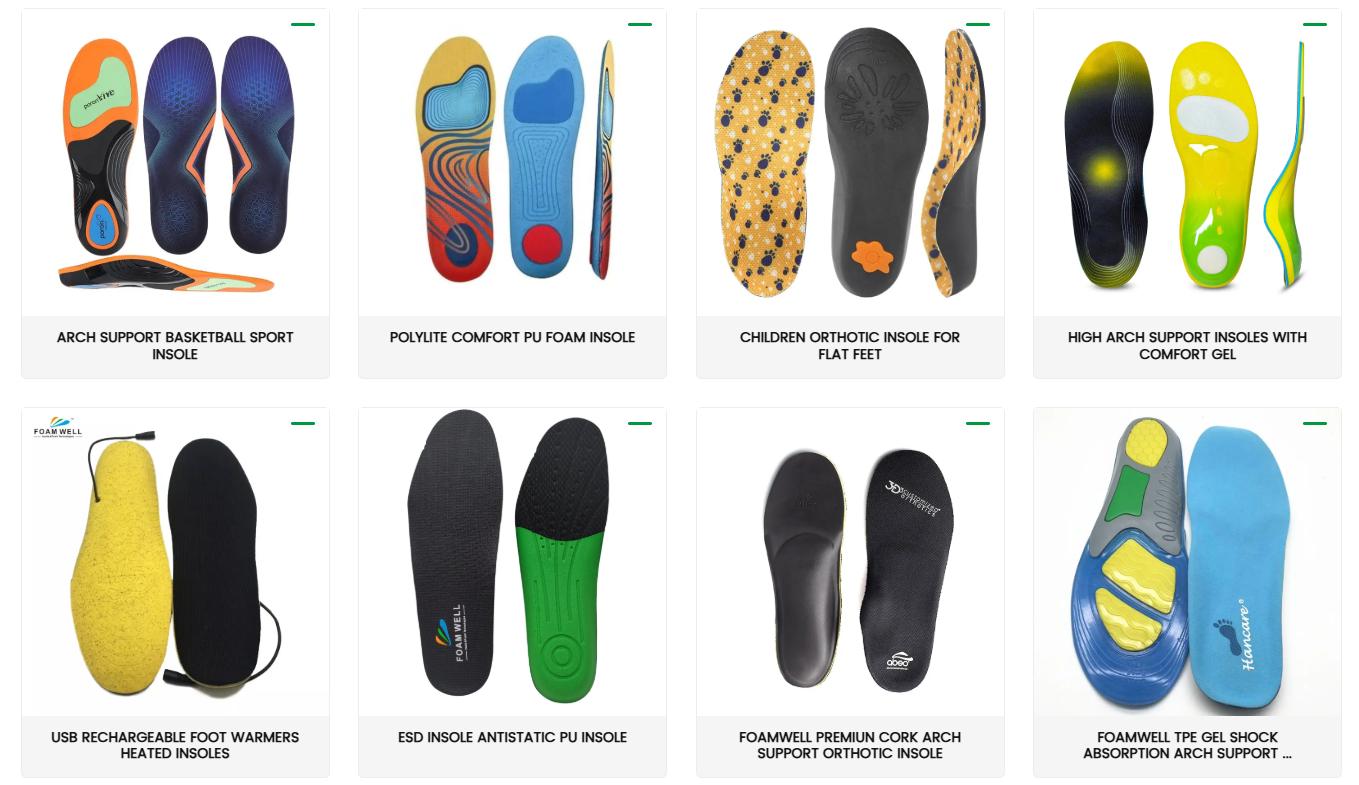 Top 10 Best Insole Manufacturers in China5